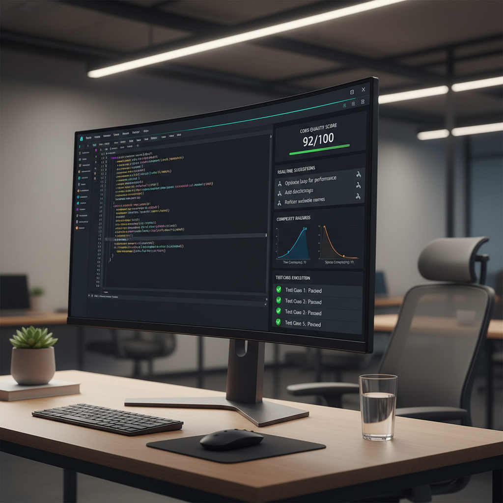 AI-powered code assessment with real-time scoring